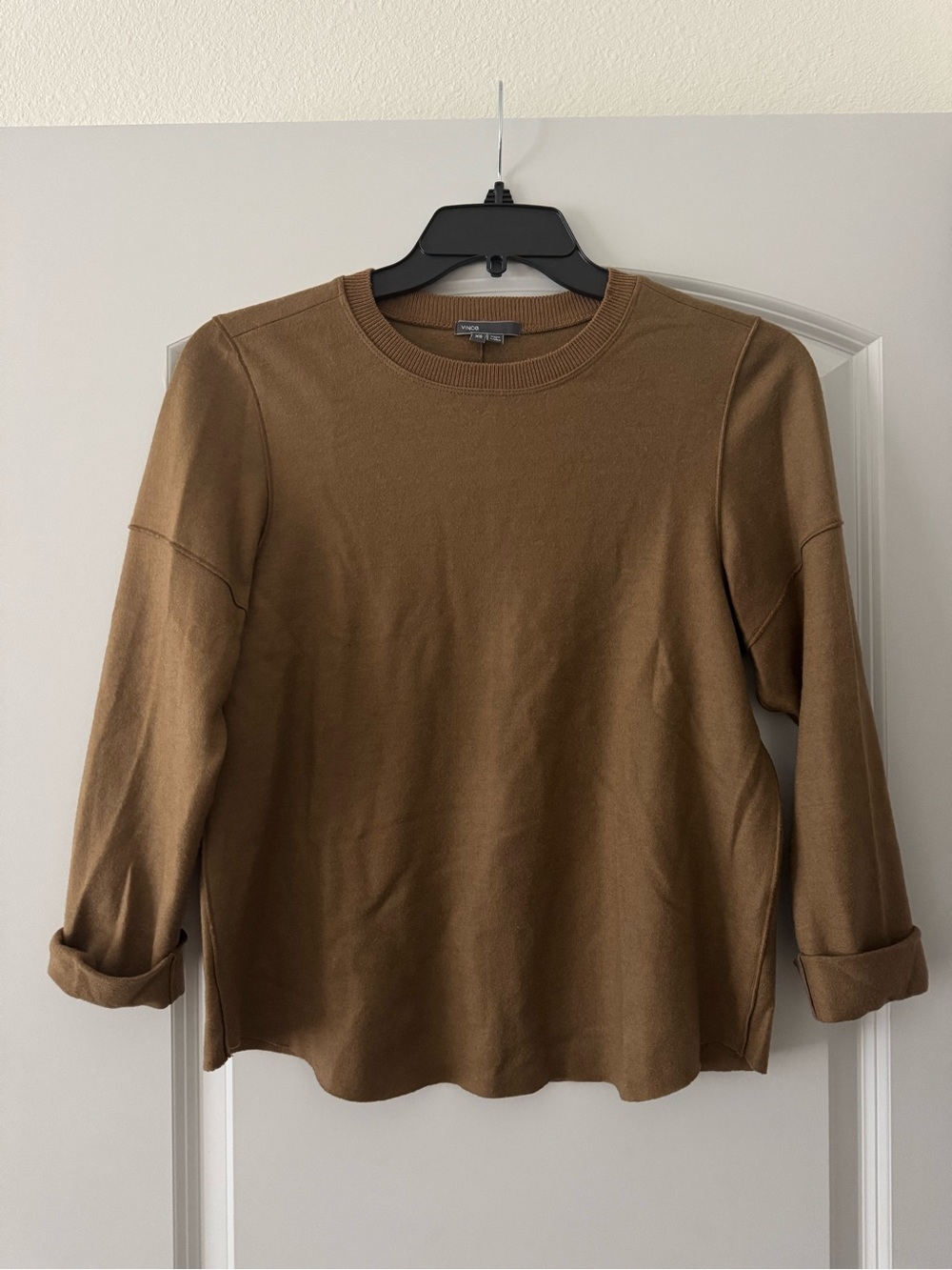 Vince Relaxed Crewneck 100% Wool Size XS